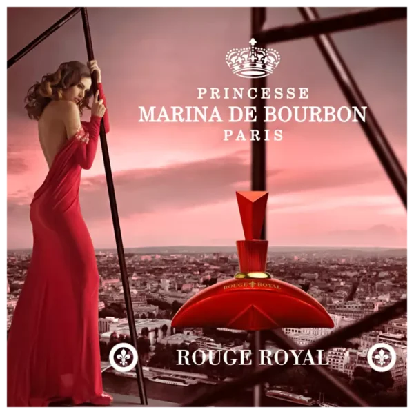 Perfume Rouge Royal Marina de Bourbon Eau de Parfum 100ml - Imagem 4