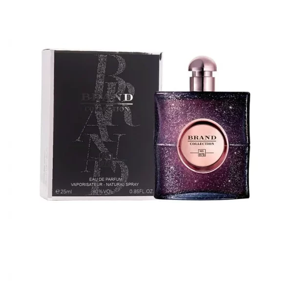 Perfume Feminino   Brand Collection 25ml N° 075 - Inspiração Black Opium Nuit Blanche