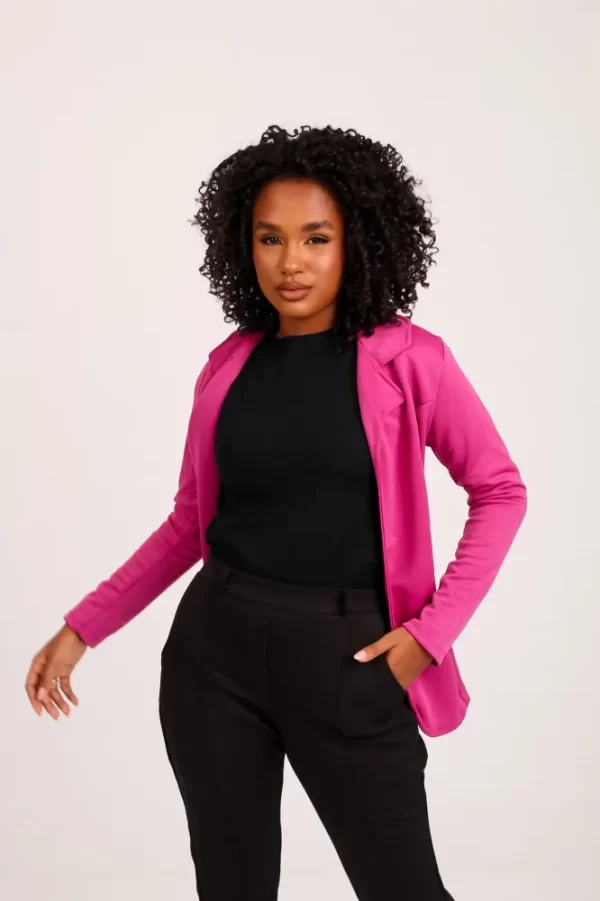 Blazer de luxo  Lady Griffe  Fucsia
